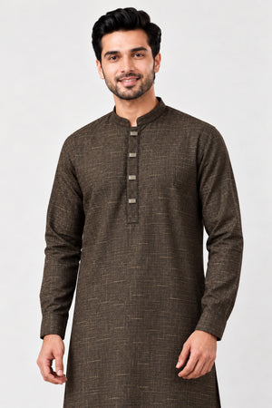 Falling Star Brown Panjabi কোড-399
