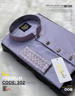 Heritage Embroidery Lavender কোড - 302 - Shahriar Premium