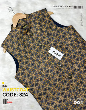 Premium Sunflower Waistcoat কোড - 324 - Shahriar Premium