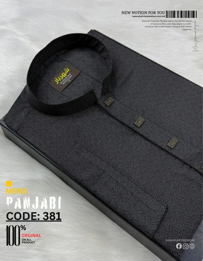 Wave Digital Black Panjabi কোড-381