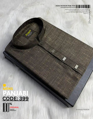Falling Star Brown Panjabi কোড - 399 - Shahriar Premium