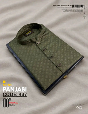 Squar Digital Olive Panjabi কোড-437 - Shahriar Premium