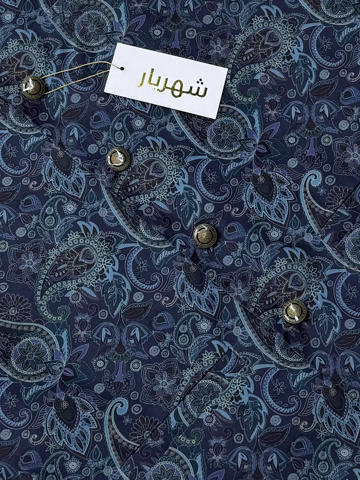 Premium Lotus Blue Waistcoat কোড - 312 - Shahriar Premium