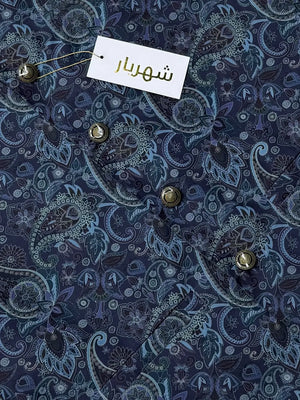 Premium Lotus Blue Waistcoat কোড - 312 - Shahriar Premium