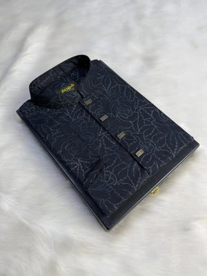 Dark Flower Ice Panjabi কোড - 394 - Shahriar Premium