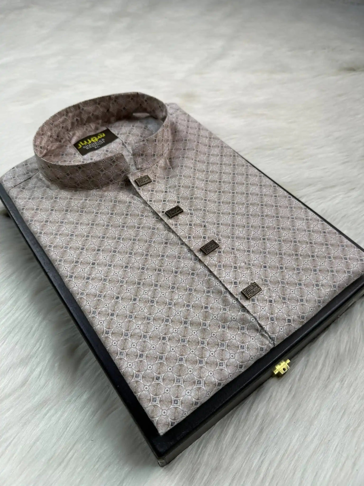 Arabic Star Off White Panjabi কোড - 420 - Shahriar Premium