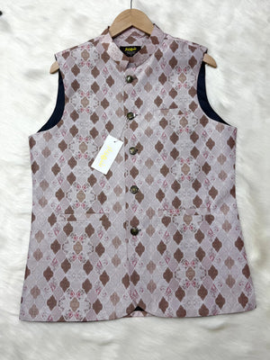 Arabic script Waistcoat কোড - 341 - Shahriar Premium