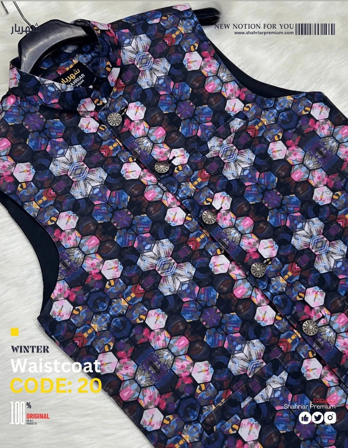 Premium Colour Ball Waistcoat কোড-20