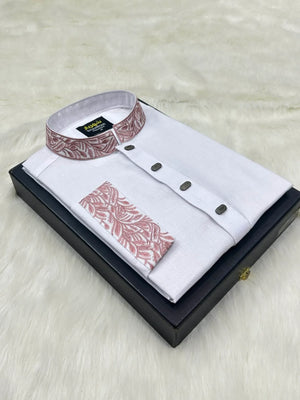 Creeper Embroidery White কোড - 239 - Shahriar Premium