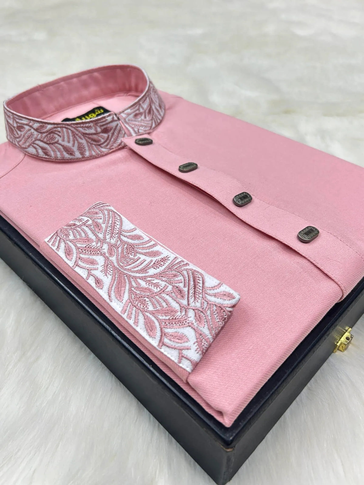 Creeper Embroidery BabyPink কোড - 238 - Shahriar Premium