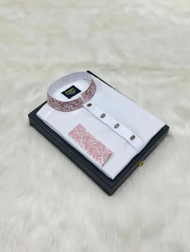 Creeper Embroidery White কোড - 239 - Shahriar Premium