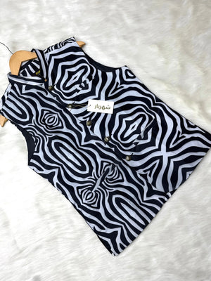 Premium Zebra Print Waistcoat কোড - 334 - Shahriar Premium
