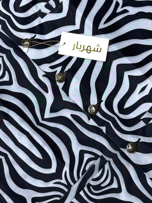 Premium Zebra Print Waistcoat কোড - 334 - Shahriar Premium