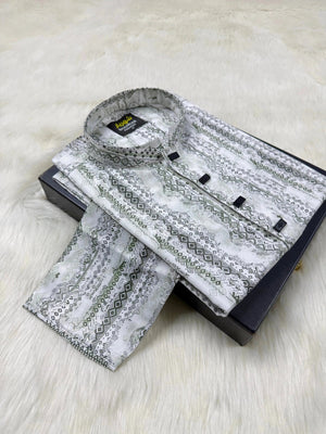 Seaweed Digital Olive Panjabi কোড - 362 - Shahriar Premium