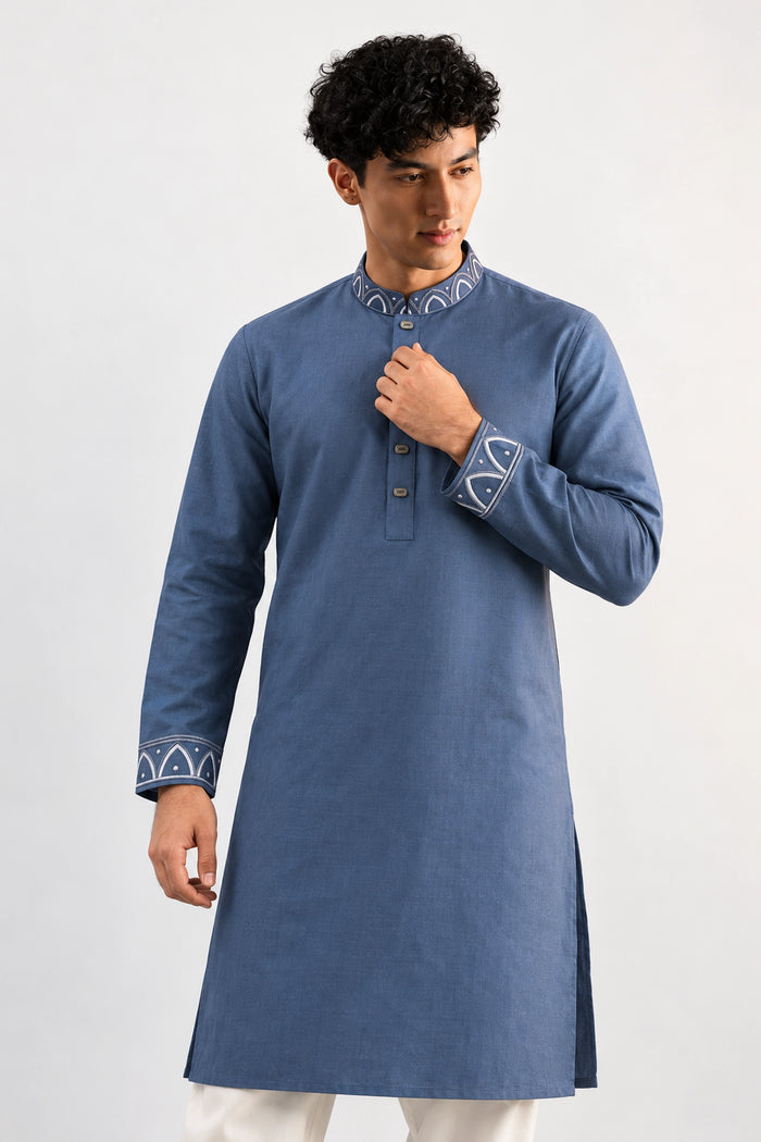 Platinum Minar Royal Blue কোড-183