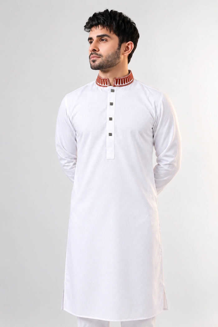 Piller Embrodery White কোড-262