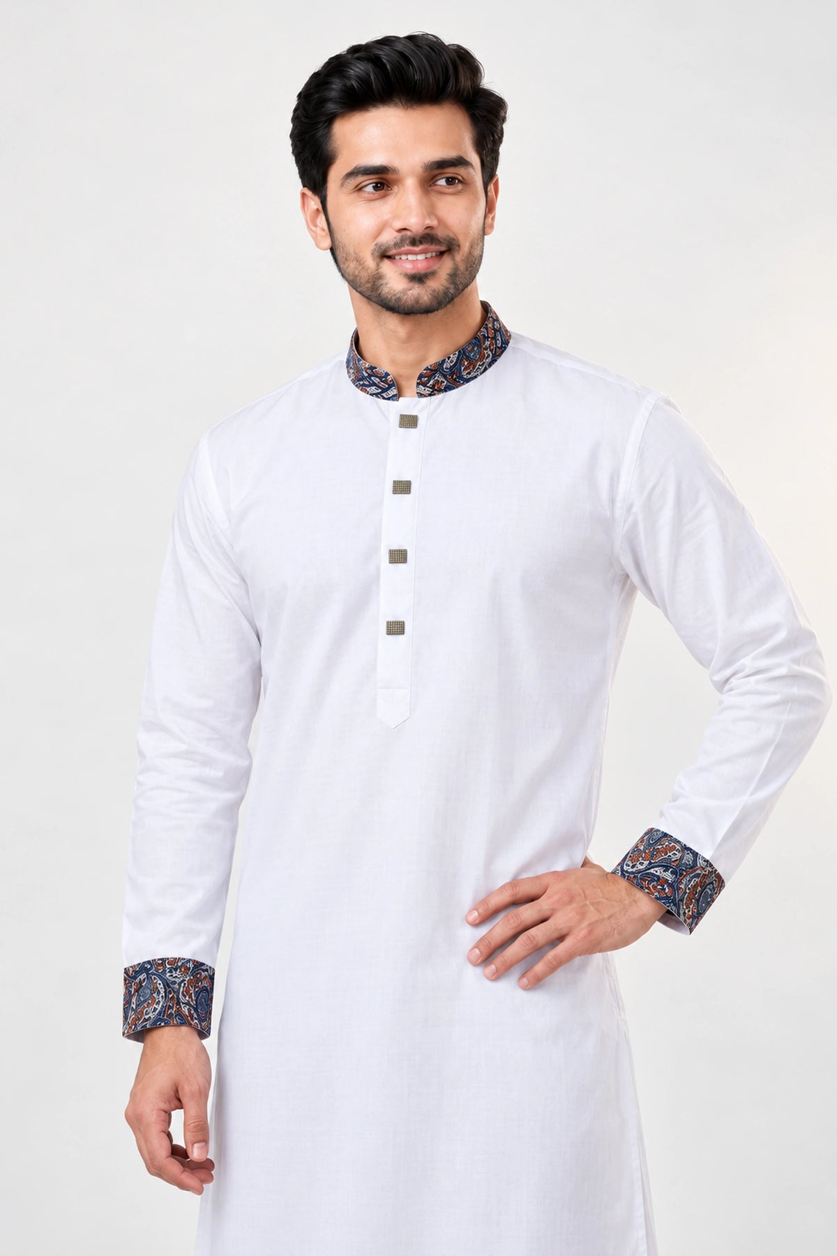 Lata Contrast White কোড-273