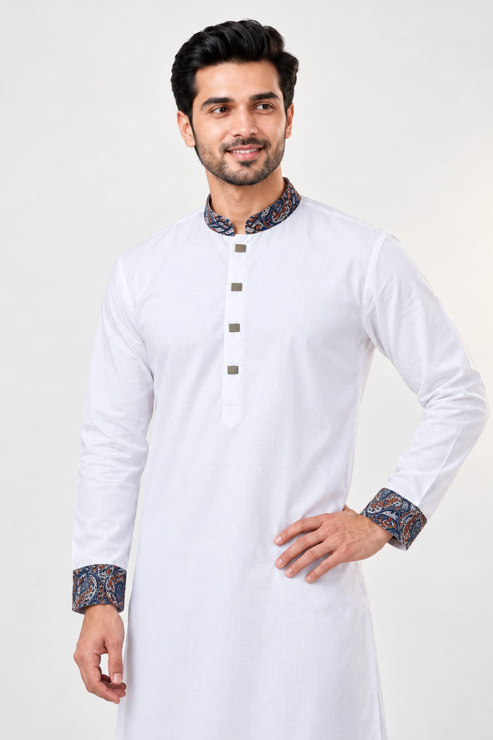 Lata Contrast White কোড-273