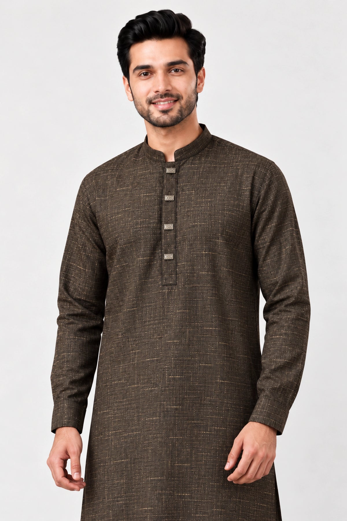 Falling Star Brown Panjabi কোড-399
