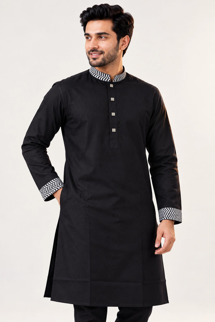 Baby Black Embroidery কোড-55